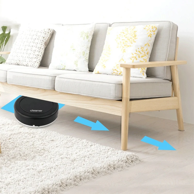 

USB Charging Smart Mini Sweeping Robot Charging Household Cleaning Machine Lazy Smart Vacuum Cleaner Brushless Motor with Cleane