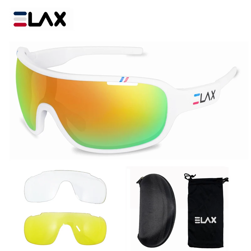 

ELAX Cycling Glasses Mens Womens Cycling Eyewear Mountain Bike Glasses Mtb Bicycle Sun Glasses Sports Glasses Oculos Ciclismo
