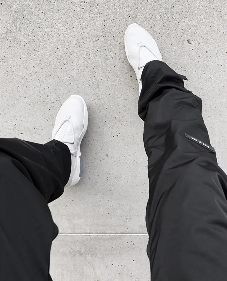 19SS последние KANYE WEST High Street Хип-хоп туман стиль сезон 6 Jerry спортивные брюки облегающий Повседневный брюки уличная лента брюки