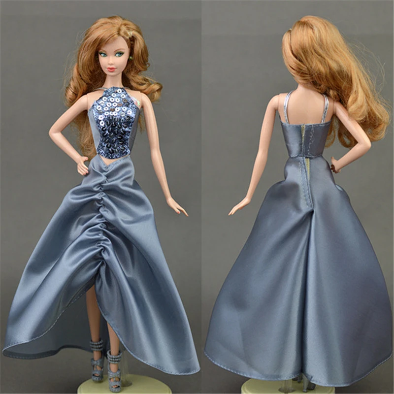 

Elegant Evening Dress for Barbie Blyth 1/6 30cm MH CD FR SD Kurhn BJD Doll Clothes Accessories