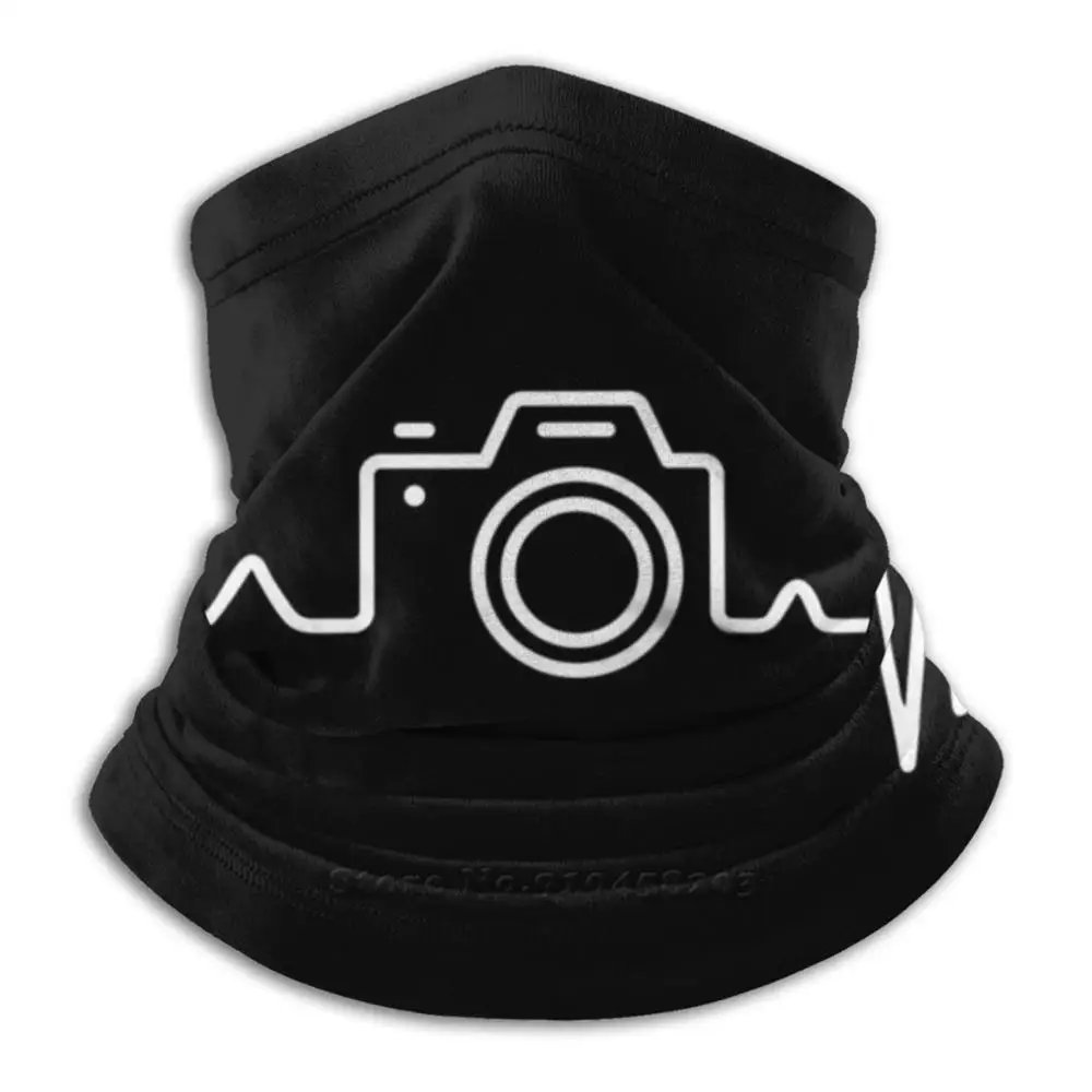 

Heartbeat Camera ( White ) Bandana Scarf Mask Scarfs Neck Warmer Headwear