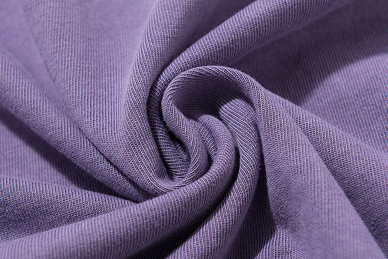 

2021 Trendy New Solid Color Collarless Daily Spot Loose Youth Black Purple Thin Short Sleeve1:1 high copy
