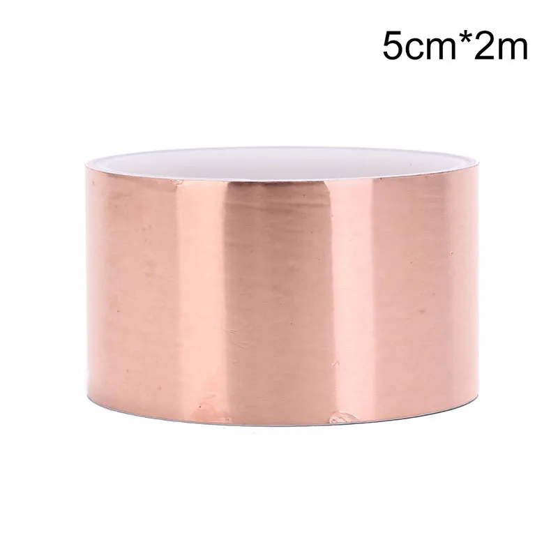 1 шт. медная фольга для захвата гитары 5 см х 2 м/5 8 м защитная лента EMI|Детали и