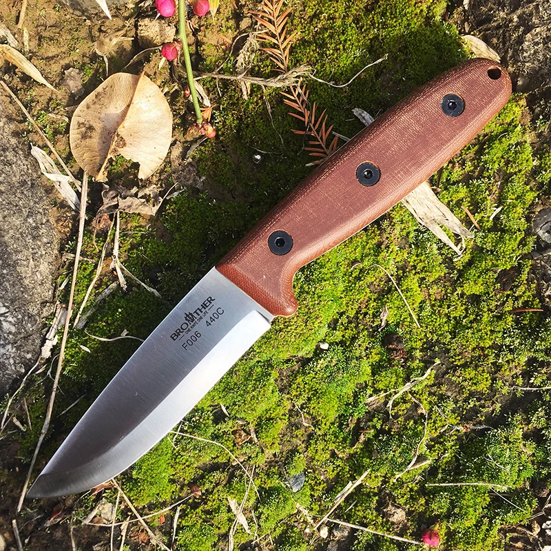 

Hunting fixed blade knife tactical knife, straight knife hunting camping survival outdoor daily carrying