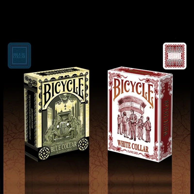 1 колода велосипедные карты белый синий ошейник игральные Bicycle Обычная подставка