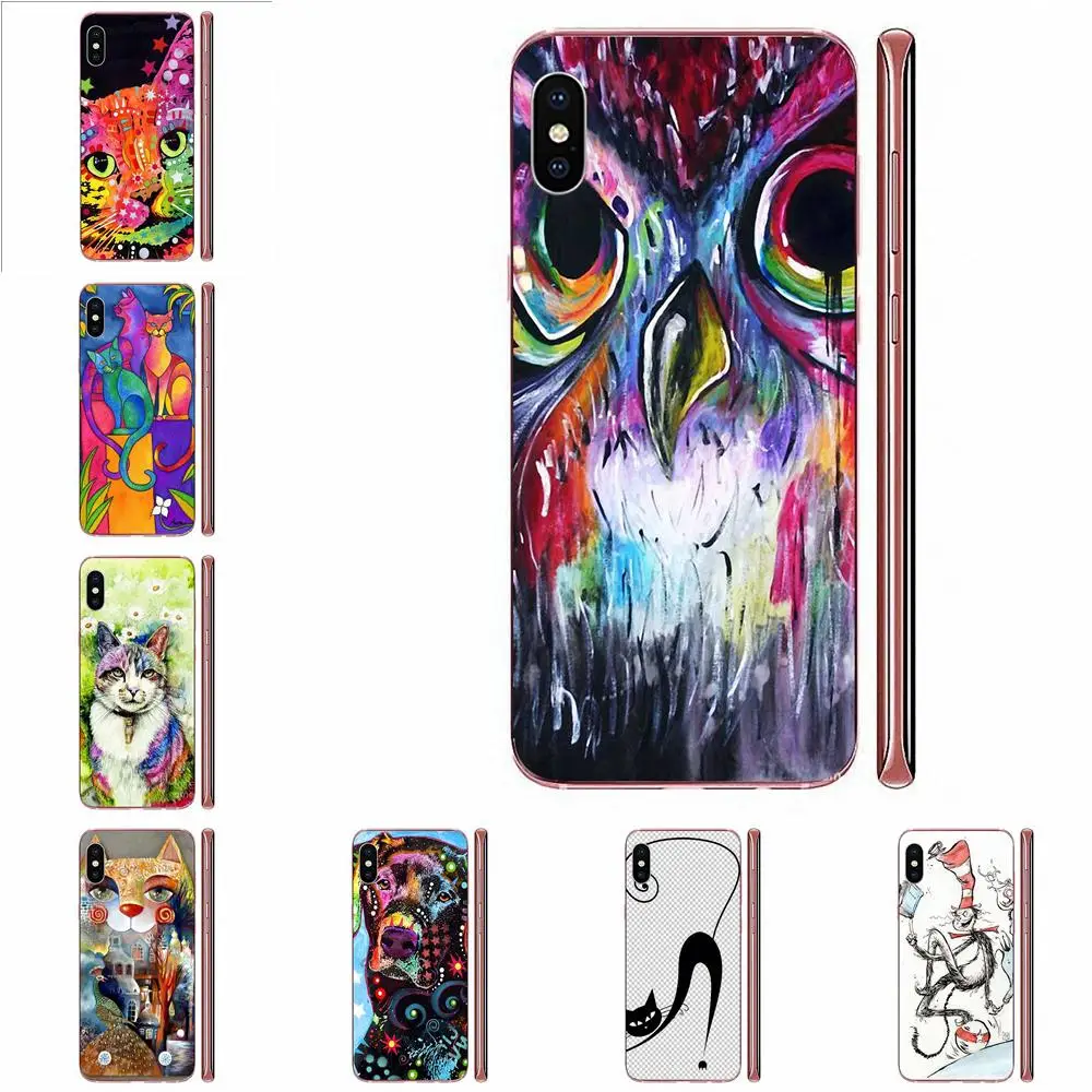 Роскошные Чехлы для мобильных телефонов Xiaomi Redmi 3 3S 4 4A 4X 5 6 6A 7 K20 Note 2 5A Plus Pro Fancy Cat Pop