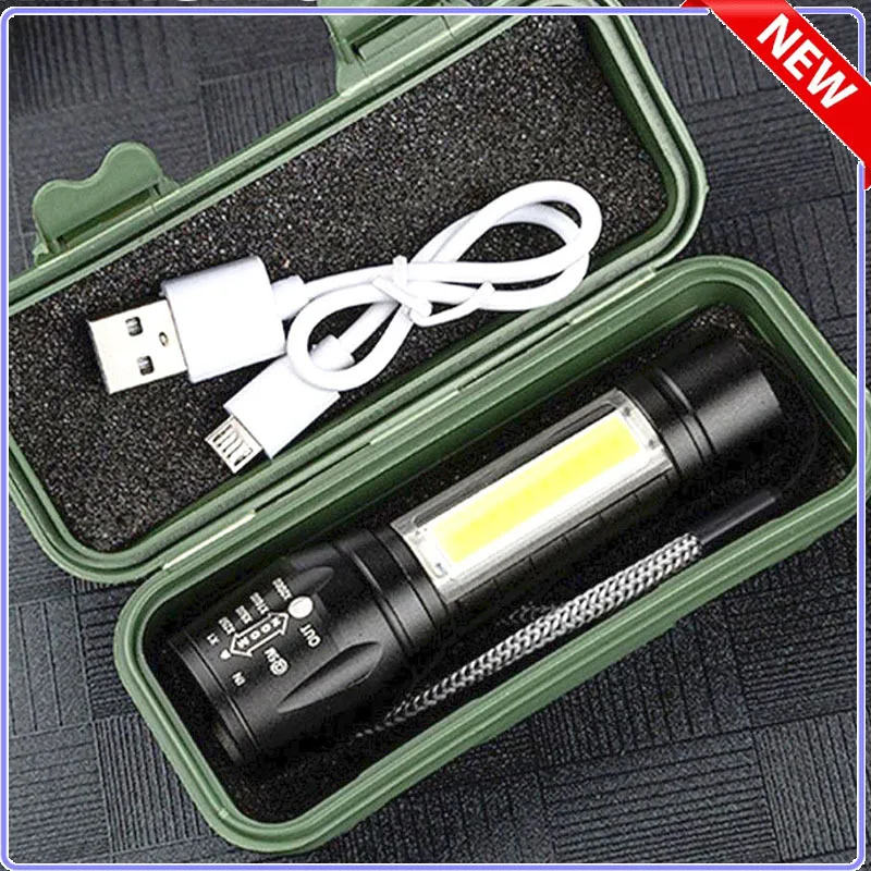 

Portable LED Flashlight 3 Lighting Modes Rechargeable Zoom XP-G Q5 Flash Light Torch Lantern Camping Light Mini Led Flashlight
