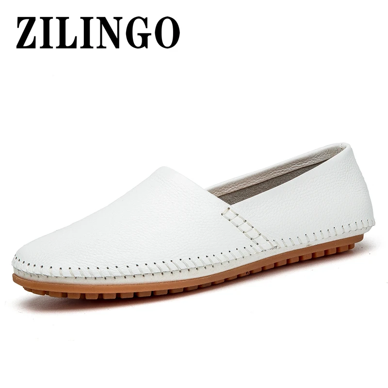 

Men's Shoes Genuine Leather Casual Shoes Comfortable Mens Loafers Fashion Moccasins Men Flat Shoes Sapatos Para Hombre 38-47