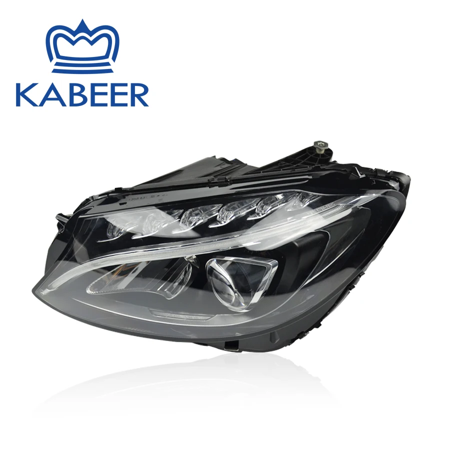 Налобный фонарь в сборе подходит для Mercedes-Benz-W205- полный Plug& Play aftermarket запасные части с HID и AFS