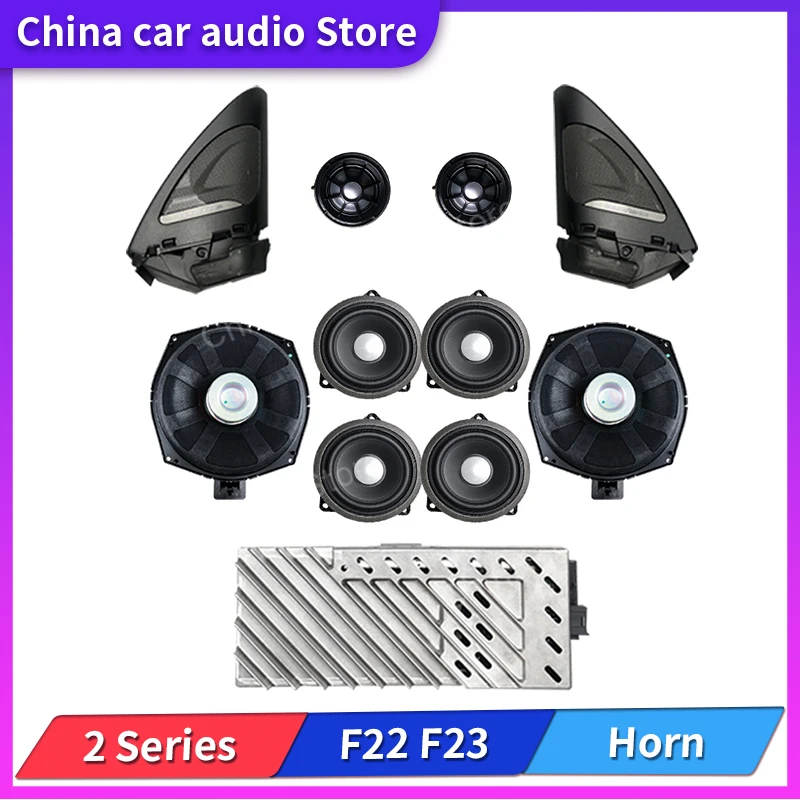 

Car Tweeter Midrange Speakers Subwoofer For BMW F22 F23 2 Series 220i M225i M235i Harmankardon Horn loudspeaker Audio Cover Bass