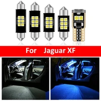13pcs car white interior led light bulbs package kit for jaguar xf 2009 2010 2011 2015 map dome trunk lamp iceblue