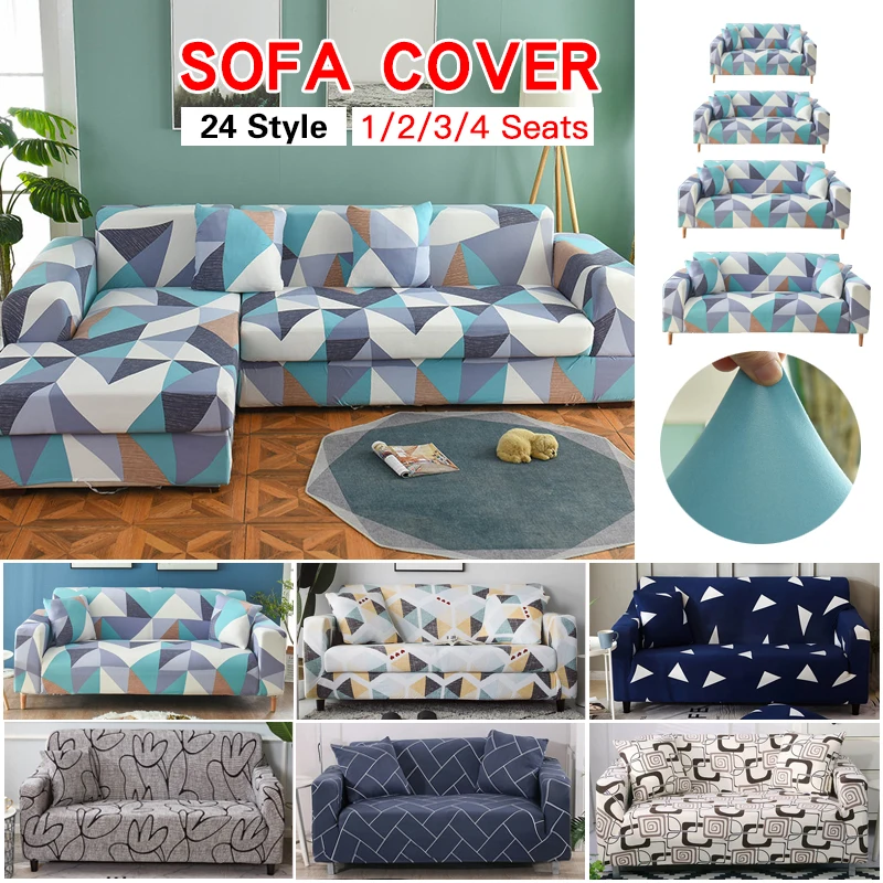 Цветочный Эластичный чехол для дивана хлопок эластичный все включено угловой