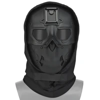 airsoft mask full face protective tactical paintball wild mask with headgear combination hunting shooting safety face mask