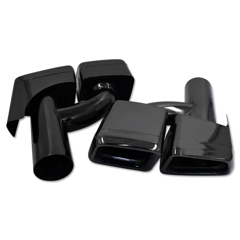 2 шт./компл. Нержавеющая сталь Тип выхлопной глушитель трубы подходит для Benz W212 W20