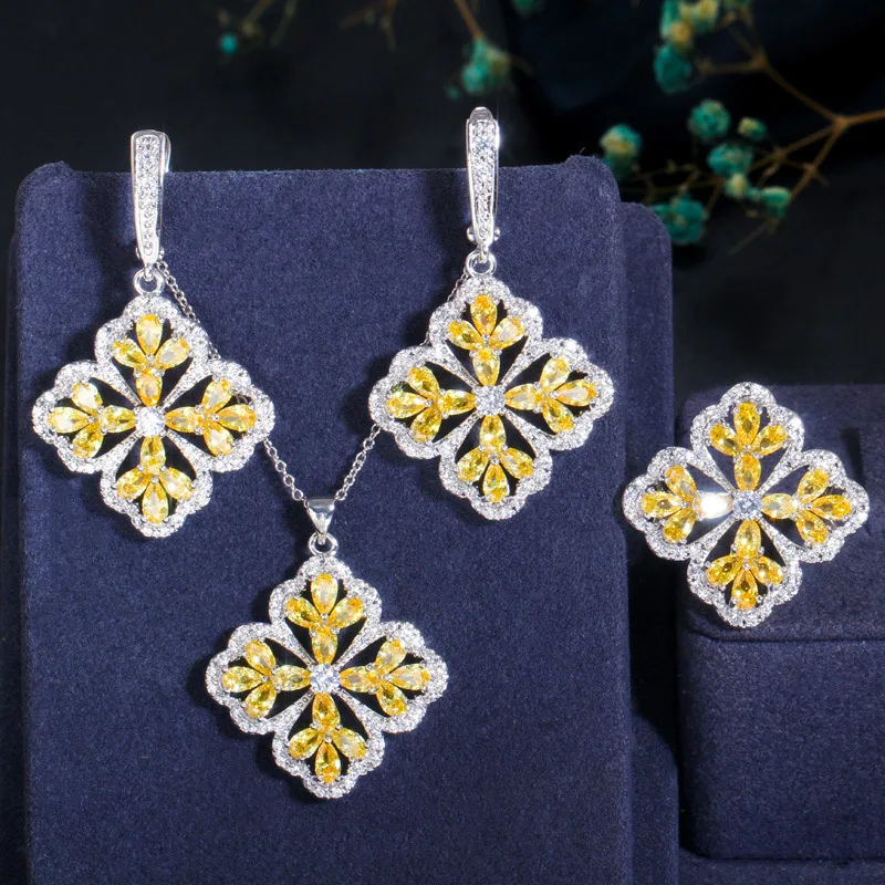 CWWZircons темно синий кристалл кубического циркония большая висячая капля