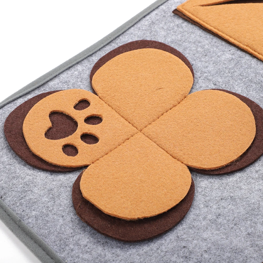 Собака коврик для домашних животных собак и кошек Войлок нос рабочий кормления