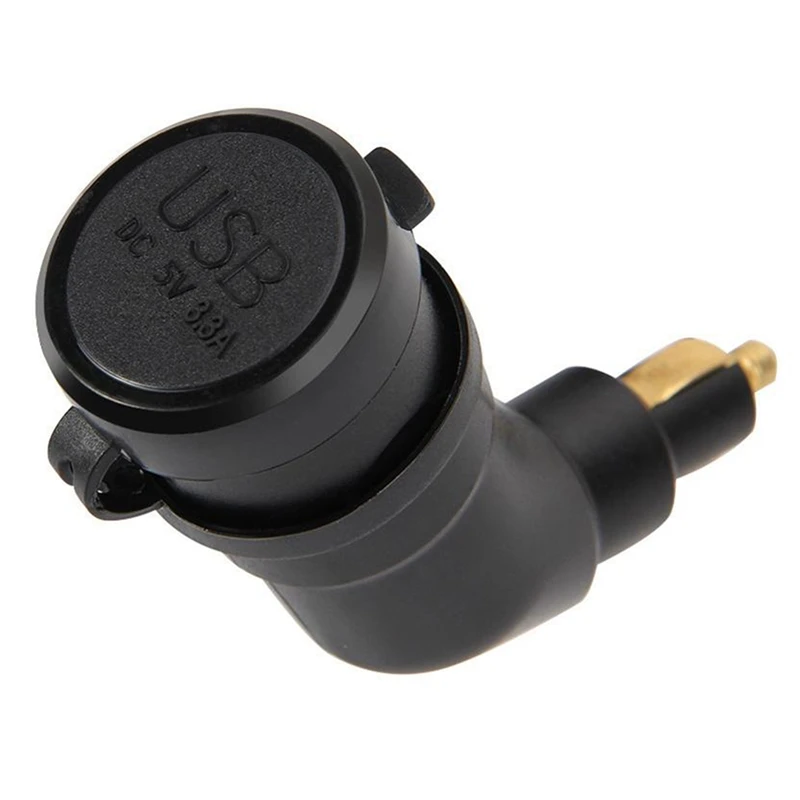 Регулируемое зарядное устройство для мотоцикла с двумя USB портами 3 А