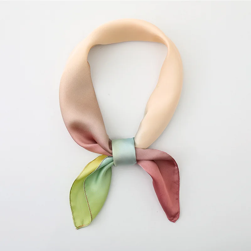 Женский брендовый дизайнерский шарф 2020 модные шелковые шарфы в клетку с эффектом