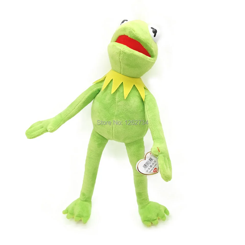 Симпатичная кукла Улица Сезам лягушка 40 см лучшие подарки плюшевая фигурка в