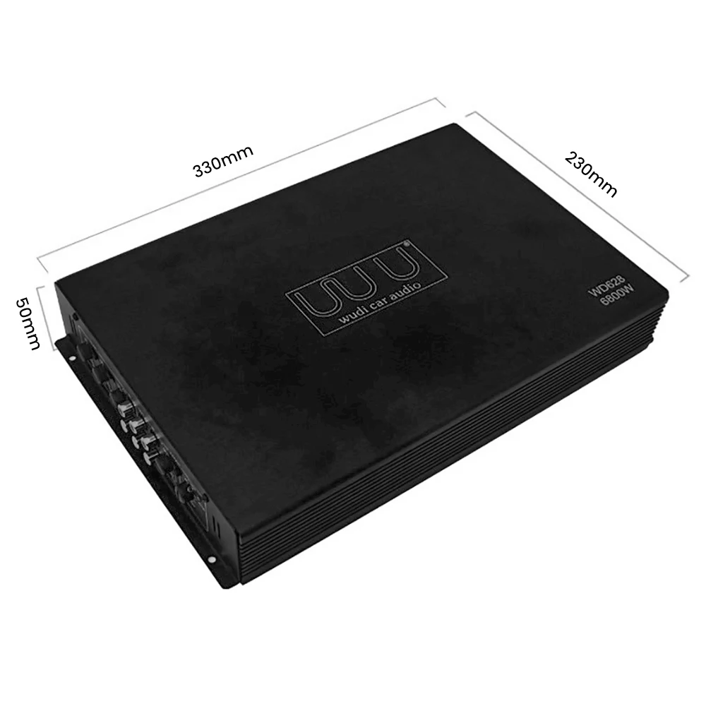 AOSHIKE 1 шт. автомобильный усилитель DC 12V 6800W 4-канальный стерео аудио бас Динамик