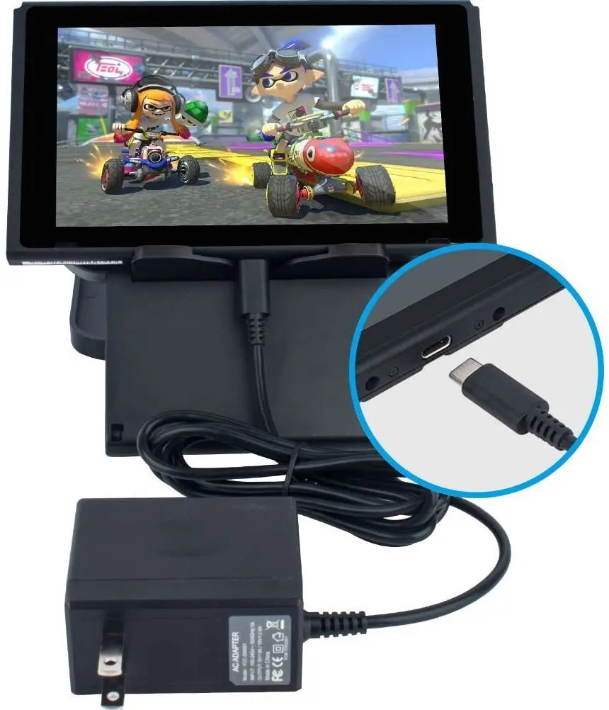 original for ns nintend switch charging dock hdmi compatible tv dock charger station stand dock switch ac adapter power supply free global shipping