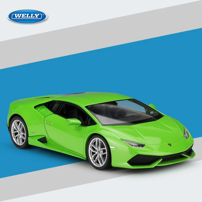 Новая модель классического игрушечного автомобиля WELLY 1:24 спортивного Huracan LP610 из