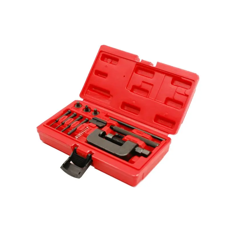 

Motorcycle Chain Demolition Tool Kit Bicycle Chain Removal Tools Chain Cutter Breaker Riveting Tool