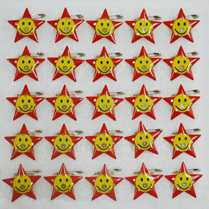 200 шт./лот светодиодная брошь в форме красного сердца | Дом и сад