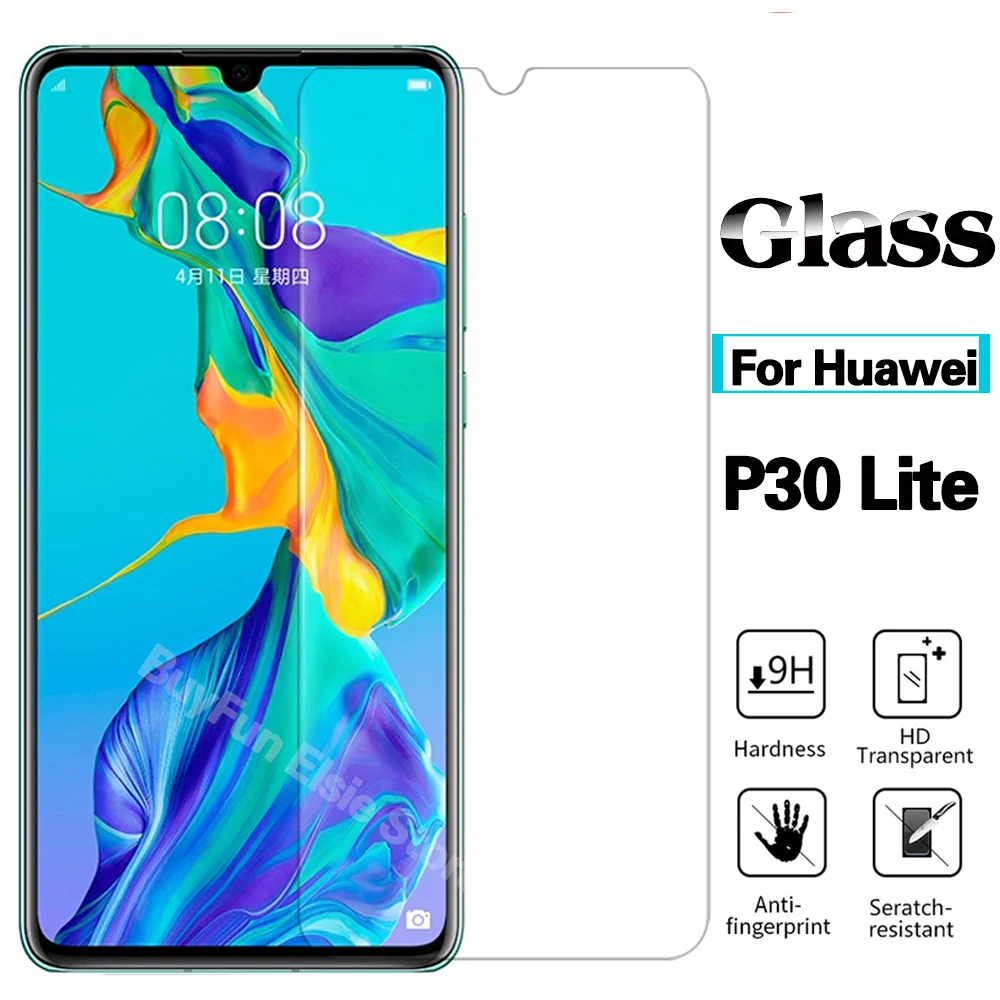 Полное покрытие закаленное стекло для huawei p30 Lite Защитное P30lite P 30 светильник