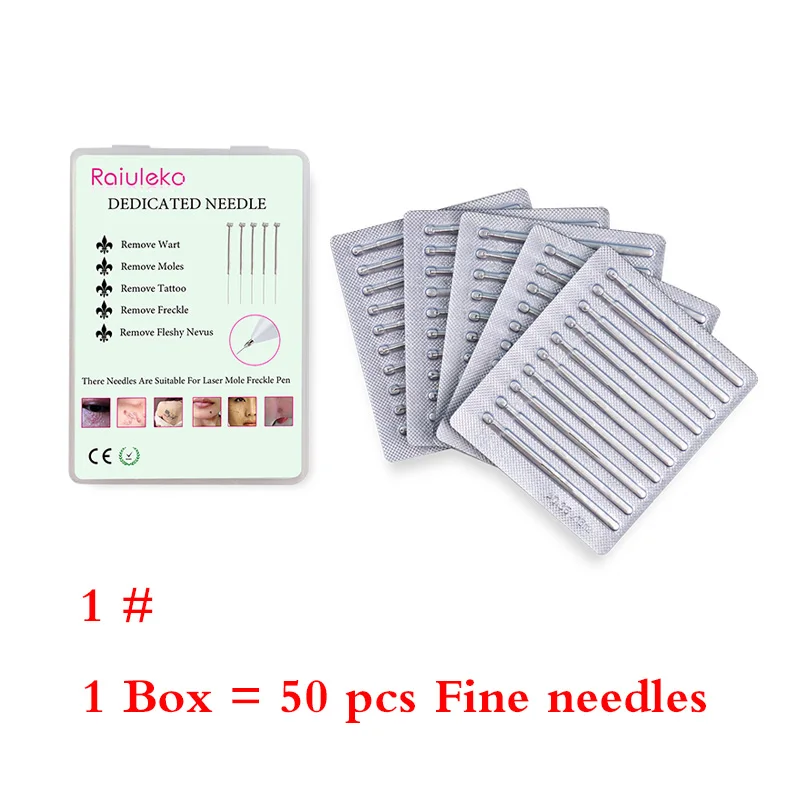 50 pcs Уход за лицом плазменная ручка удаляет черные пятна Татуировка лица веснушки удаляет следы кожи перезаряжаемый лазерный инструмент для красоты - Цвет: 50 pcs