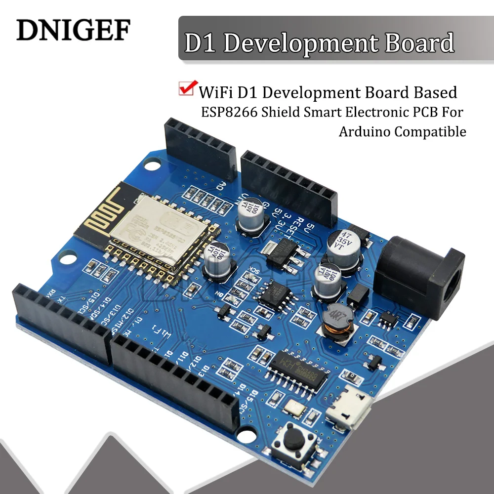 ESP-12E WeMos UNO R3 CH340 CH340G WiFi D1 макетная плата на основе ESP8266 щит Умная Электронная