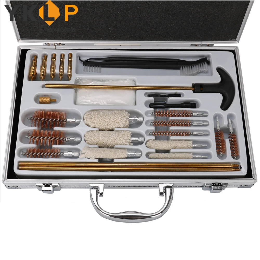 

Universal Gun Cleaning Kit for Pistol Rifle Shotgun Firearm Cleaner Tool 26Pcs
