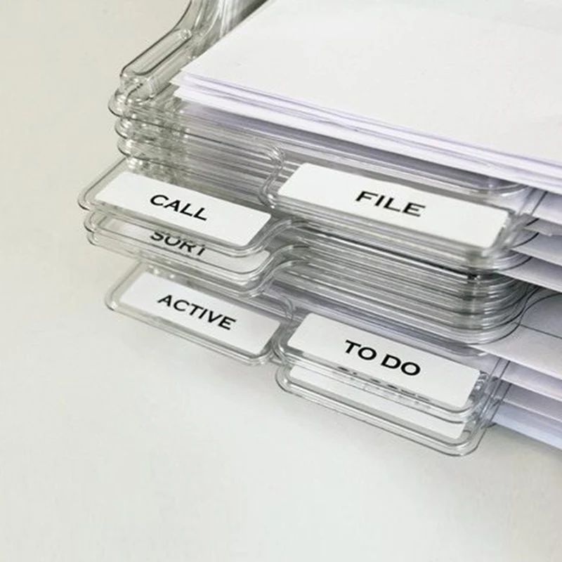File Storage Box Document Rack Organizer Tray Stackable for Magazine Paper Office S888 | Канцтовары для офиса и дома