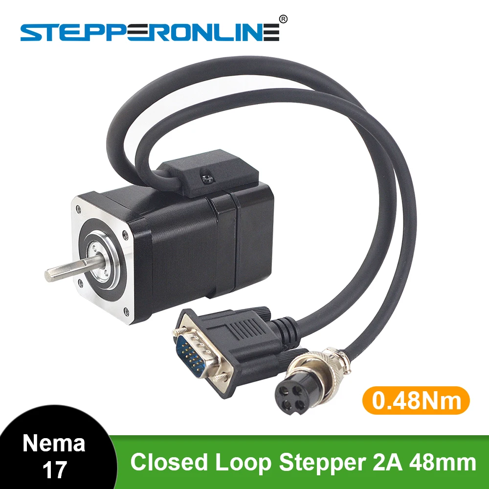

Nema 17 Closed Loop Stepper Motor 48Ncm with Encoder 1000CPR 2A 48mm 4-lead 42 Motor Nema17 Stepping Motor