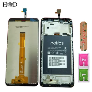 phone for tp link neffos a5 tp7032ac lcd display with touch screen digitizer panel mobile lens sensor repair parts frame free global shipping