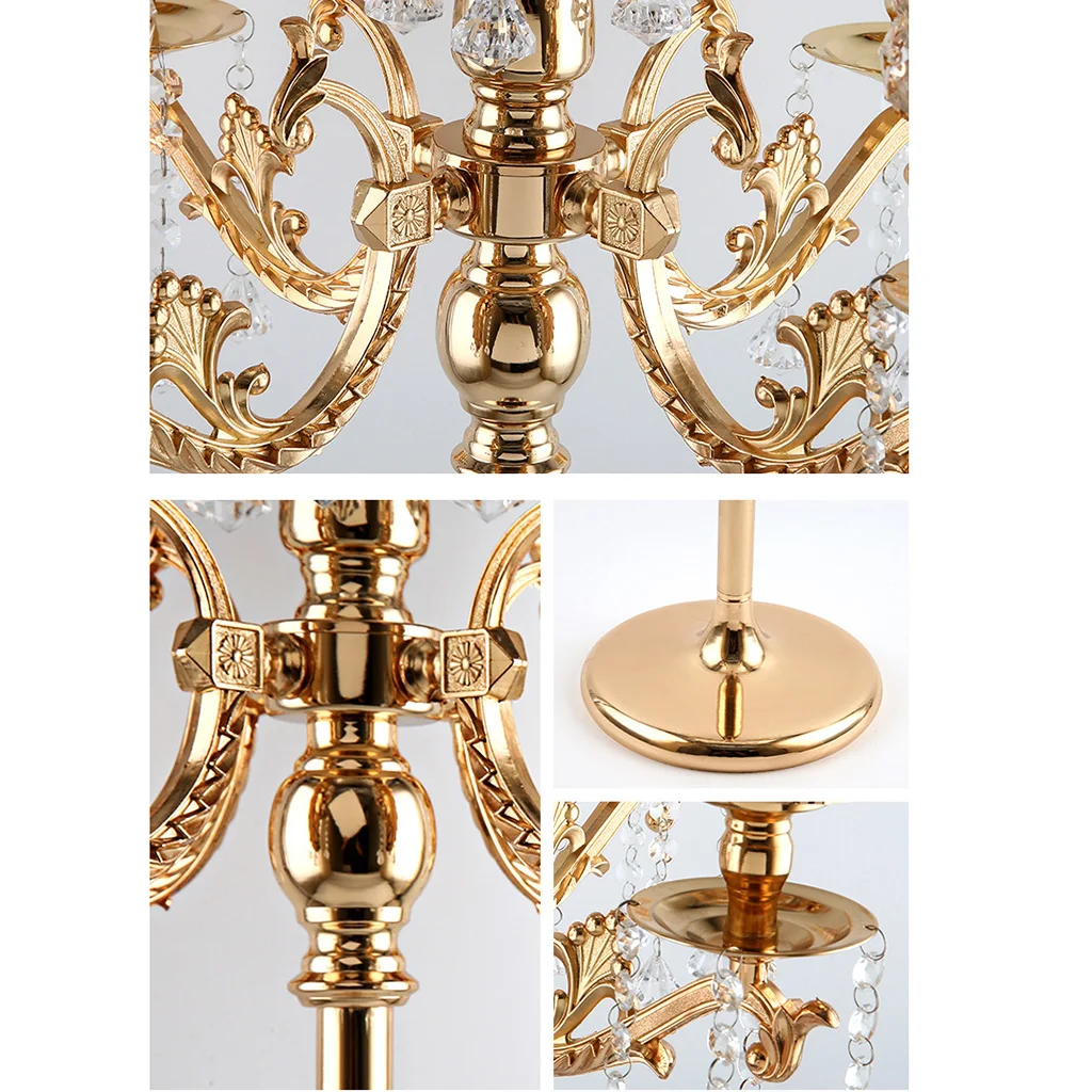 

Crystal Votive Candlesticks Candle Holder Wedding Banquet Tabletop Decor
