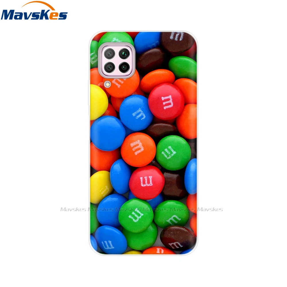 Чехол для Huawei P40 lite силиконовый мягкий чехол из ТПУ E P40lite Y7p Nova 7i 6 SE чехлы телефонов
