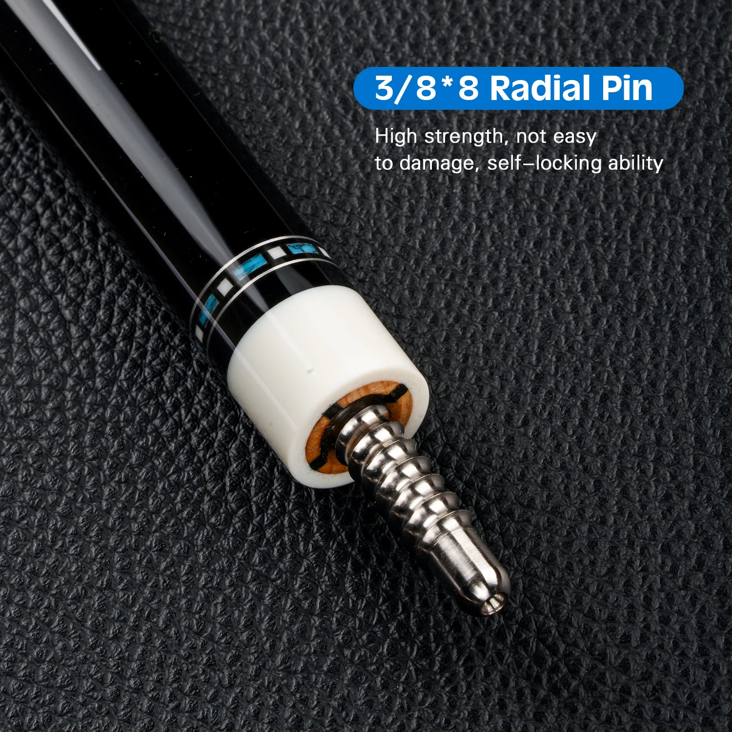 

KONLLEN AK75 Billiard Pool Cue Stick 148cm Carbon Technology Real Inlay Cue Maple Shaft Radial 3*8/8 Pin Billiards Stick Kit