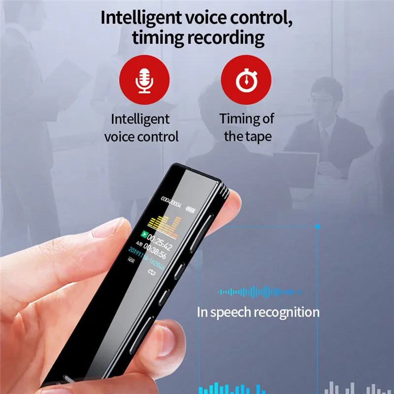 Цифровой диктофон QZT портативный mp3-плеер профессиональное мини-устройство