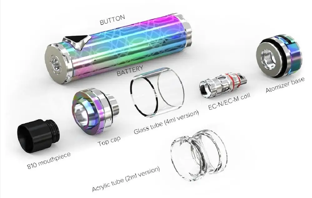 Оригинальный комплект Eleaf iJust ECM с баком 4 мл встроенный аккумулятор 3000 мАч 40 Вт