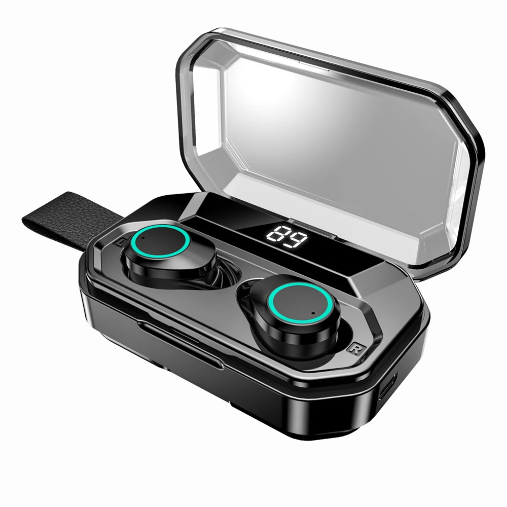 X6 pro(LED display) X6 Pro TWS беспроводные Bluetooth наушники IPX7 безпроводные наушники Hifi стерео наушники Беспроводная блютуз гарнитура с микрофоном для телефона - Цвет: X6 pro(LED display)