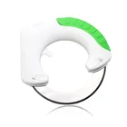 Многофункциональный Круглый кухонный нож из нержавеющей стали, вращающийся круглый нож для пиццы, мяса, торта, овощей, кухонный инструмент