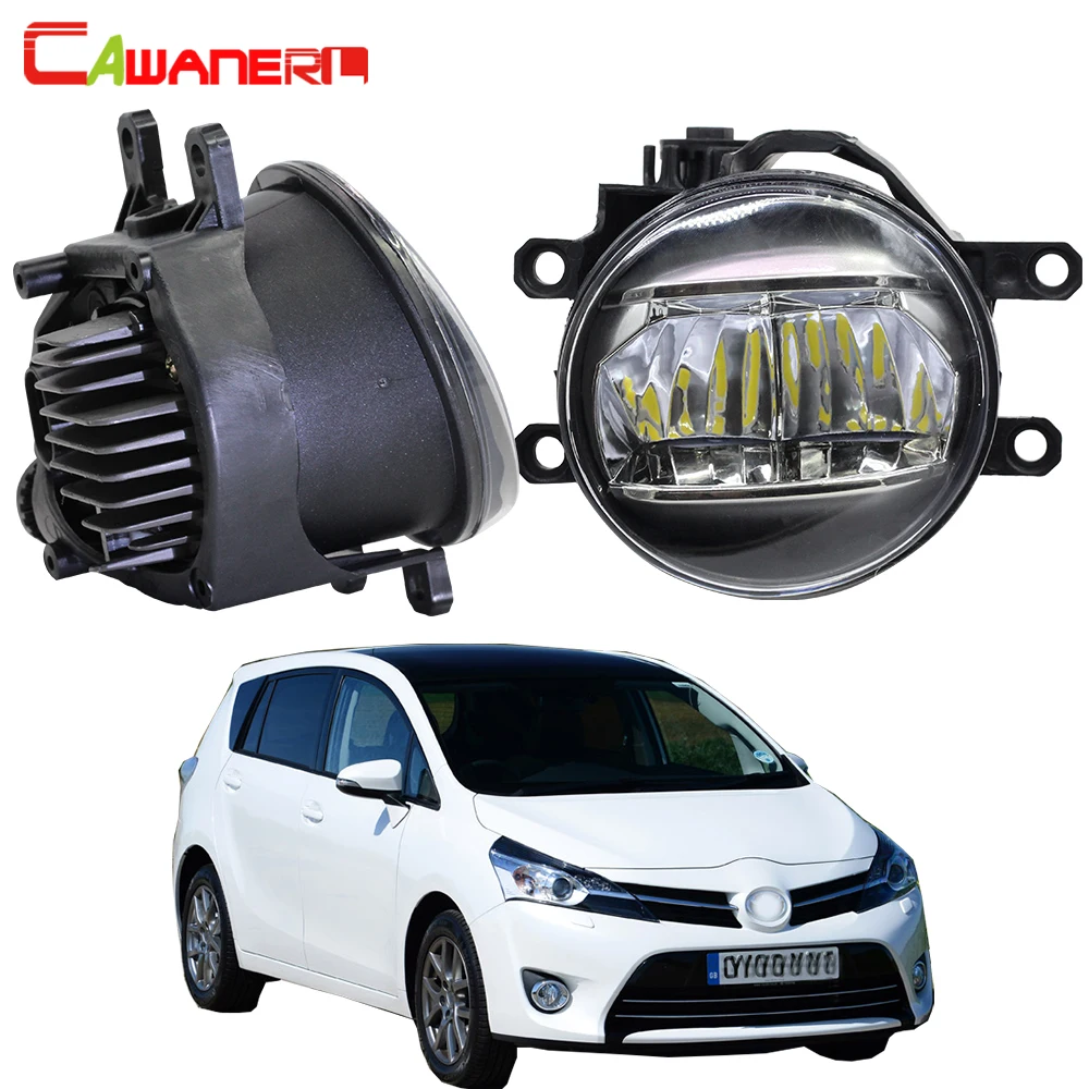 Cawanerl автомобиля правый + левый туман светильник H11 светодиодный DRL