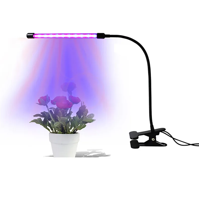 60 Светодиодный светильник с 3 головками для выращивания растений полный спектр
