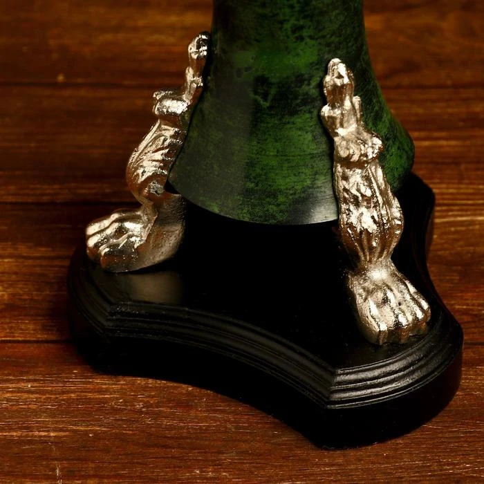 Подсвечник &quotКот на троне&quot бронза 41 см 5089516 | Дом и сад