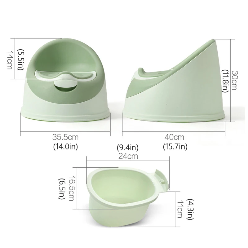 Babyinnner Детский горшок из полипропилена с защитой от брызг|Горшки| |