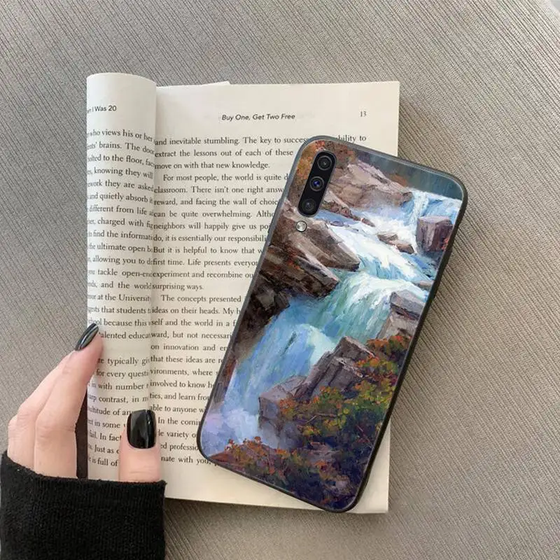 

painting flower beautiful art Phone Case For Samsung galaxy S 7 8 9 10 20 edge A 6 10 20 30 50 51 70 note 10 plus