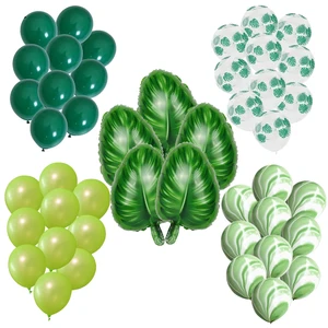 Животное джунгли пальмовых листьев шарвоздушные шары латексные воздушные шары на день рождения воздушные шары вечерние надувные воздушные шары для вечеринки в стиле сафари вечерние Декор