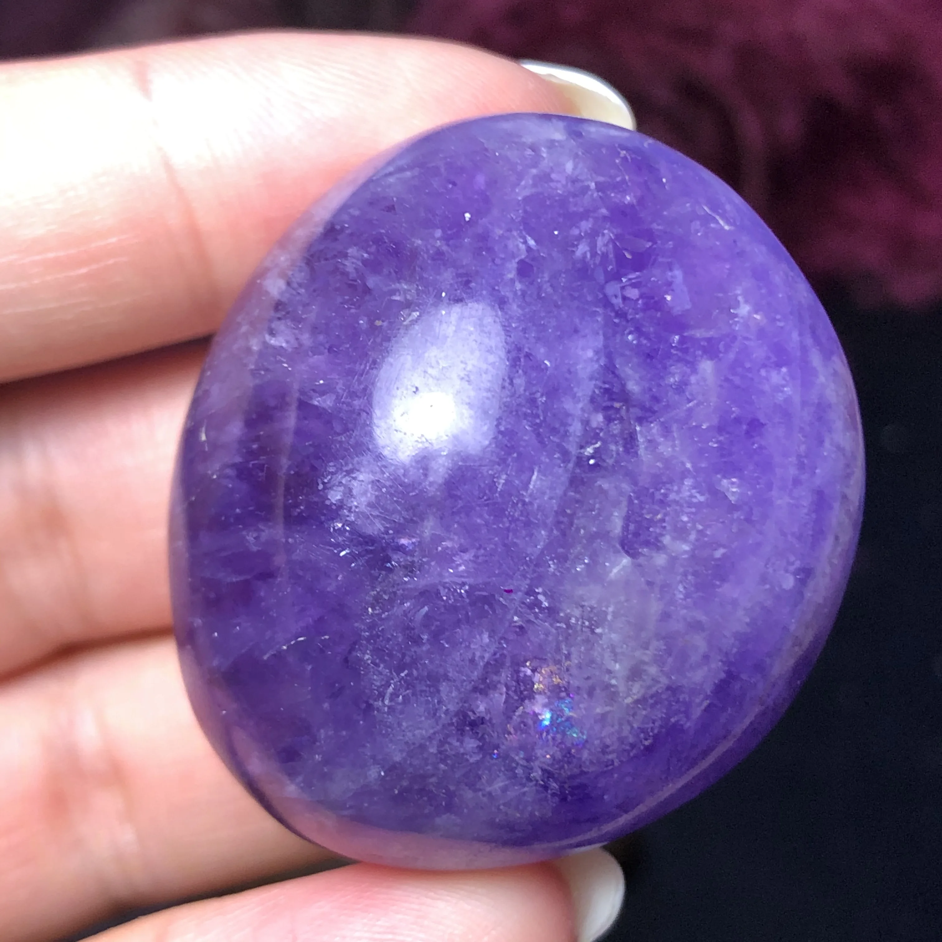 1 шт. натуральный драгоценный камень с аметистом и ладонью|Камни| |