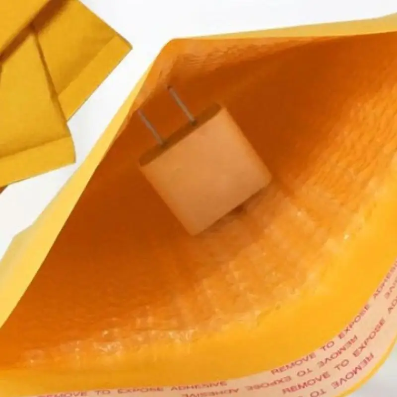 

One Piece Yellow Kraft Bubble Mailers Padded Envelopes Packaging Shipping Bags Mailing Envelope Daily Necessities Packag Supply